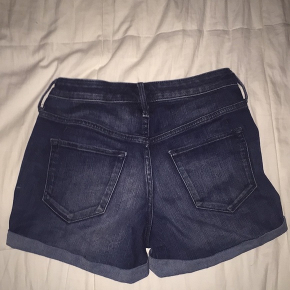 High Rise Denim Shorts - Picture 2 of 3